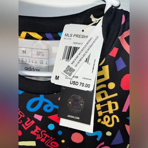 $70 Adidas MLS Hispanic Heritage Month Jersey Soccer Futbol PRESHI Men’s Medium - Picture 9 of 13